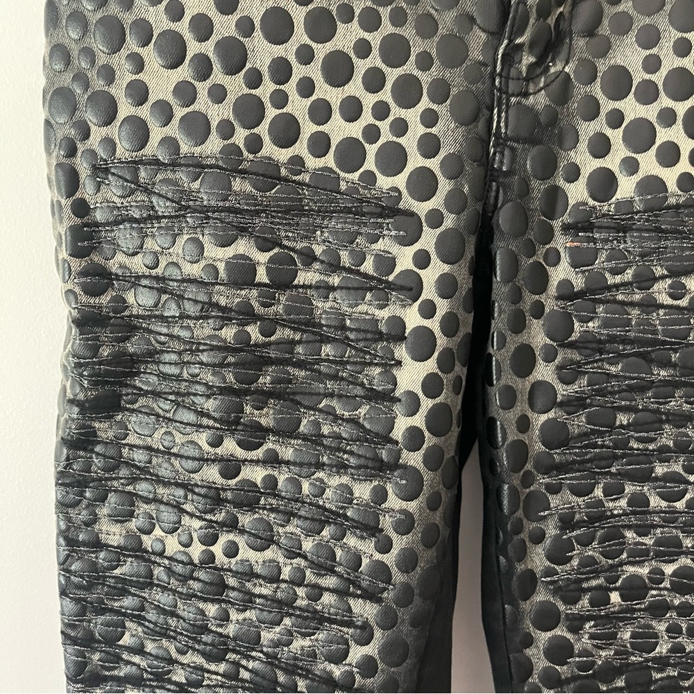 A.Z.I Black Embroidered Jeans 4 - Picture 2 of 6